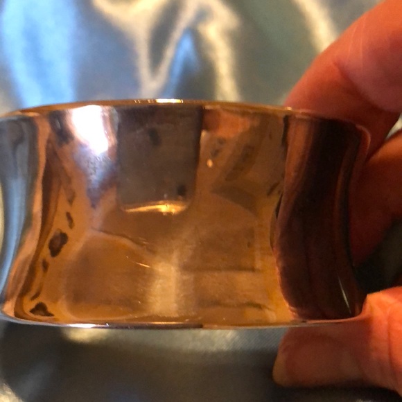 Heavy silver bracelet. This is gorgeous. - Picture 1 of 3